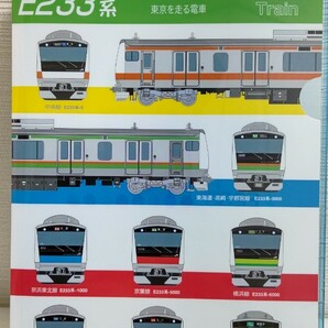 電車市場 E233系クリアファイルの画像1