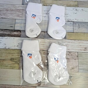[ сделано в Японии ] три складывать носки носки 4 пар комплект женский school носки белый студент 21~22cm