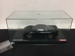 ☆京商 ミニッツ HONDA NSX MZN131 ホワイトボディをブラックに塗装☆未走行☆ケース 台座 ダミーシャーシ ホイール タイヤ付き☆