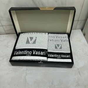 ΩMΩ Valentino Vasari タオル2枚セット フェイスタオル バスタオル おしゃれ 高級 ΩP240215