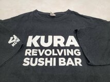 ▲M▲くら寿司 無添 スタッフTシャツとキャップ帽子　 社員 バイト 作業着 ユニフォーム コスプレ　K2402-193_画像2