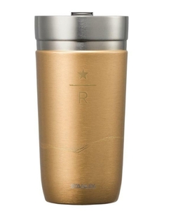 韓国　スターバックス(Starbucks） SS スタンレー リザーブ ゴールドタンブラー 473ｍl　新品