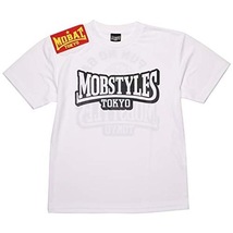 mobstyles モブスタイル■送料込■速乾素材 MOB ロゴ ドライTシャツ■白 S■格闘技 100a リバーサル ロリクレ ランニング 斎藤裕 10FEET_画像4