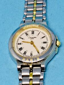 (D26)粋な時計(*'▽')　LANCEL・ランセル（電池交換済み）シルバー・レディス腕時計USED（送料全国一律185円）しゃれた時計です。
