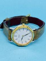 (D27)粋な時計(*'▽')セイコー・2320・オクタゴン（電池交換済み）S&G・レディス腕時計USED（送料全国一律185円）しゃれた時計です。_画像6