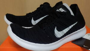  ナイキ NIKE フリーラン　フライニット　WMNS FREE RN FLYKNIT 831070-001　ブラック　24.0cm 