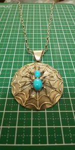  Indian jewelry NAVAJO pendant necklace..