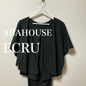 ABAHOUSE ECRU Abahouse ecru pants suit setup black 