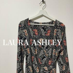 LAURA ASHLEY ローラ アシュレイ　花柄　総柄　ワンピース