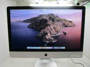 Apple iMac Late 2013 ③ 27インチ ModelNumber:A1419 Quad-Core i5 3.4GHz/メモリ8GB/HDD1TB/MacOS Catalina 10.15.7 管理番号I-279