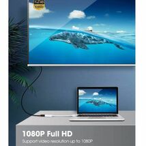 即納 Mini DisplayPort HDMI 変換アダプタ Thunderbolt to HDMI 変換アダプタ 1080P Full HD Macbook Surface Apple iMac Air_画像7