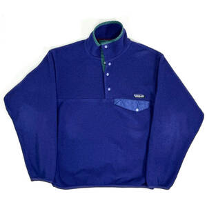 1990s PATAGONIA SYNCHILLA SNAP-T S Blue 90年代 パタゴニア シンチラ スナップT ブルー