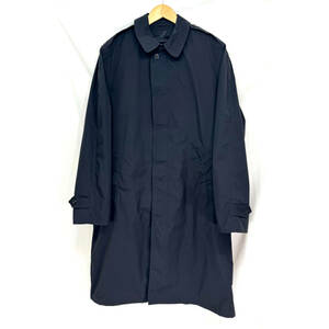 NOS 1980s U.S.NAVY ALL-WETHER COAT 42XL Black Vintage military all weather coat nylon navy jacket 