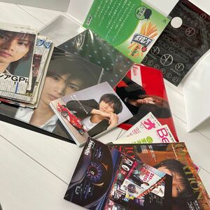 KinKi Kids☆堂本光一☆詰め合わせ☆パンフレット☆新聞24枚☆クリアーファイル☆雑誌☆シール☆グッズ