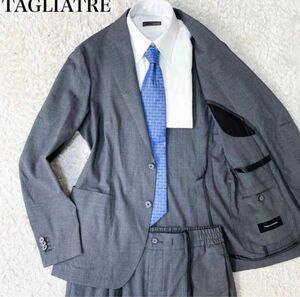 TAGLIATORE タリアトーレ ビジネス　スーツ　セットアップ メンズ　L グレー　ウール　通勤　入社式　卒業式　入学式　