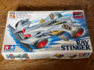 30年前後昔のミニ四駆　TAMIYA　タミヤ　レイスティンガー　RAY STINGER　ご注意!! モーター・電池 別売です。箱にテープ跡あり !!