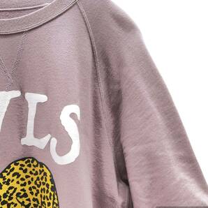 ☆GAVIAL ガヴィル S/S SWEAT LEOPARD 半袖 ピンクベージュ アニマル 豹 (約)Sサイズの画像3