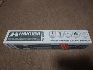 美品 HAKUBA フォト＆ビデオ用三脚 三脚 HD-395V クイックシュー・水準器・収納ケース付属 送料無料