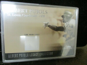 ★野球カード A・プホルズ 2004 Fleer Showcase Pujols Legacy Collection Game Jerjey 08/70　即決!!