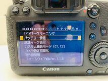 【通電確認のみ】CANON EOS6D ボディ　デジタル一眼レフカメラ　充電器/バッテリー2個付き_画像10