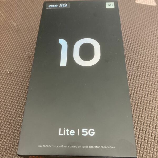 Mi 10 Lite 5G XIG01 6.6インチ メモリー6GB ストレージ128GB コズミックグレー au