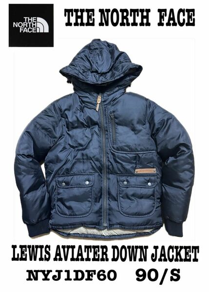 【REUSE：THE NORTH FACE】中古　ノースフェイスLEWIS AVIATER DOWN JACKET 90/S