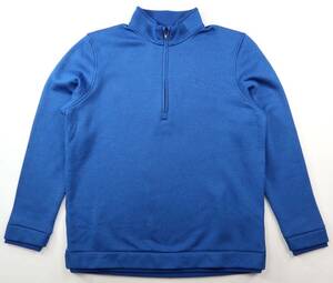 美品★UNDER ARMOUR GOLF アンダーアーマー・ゴルフ STORM SWT FLEECEハーフジップスウェットフリースプルオーバー/コールドギア1359971/XL