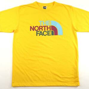 正規★THE NORTH FACE ザ・ノースフェイス 半袖ドライTシャツ/TEK TEE/イエロー/Lサイズの画像1