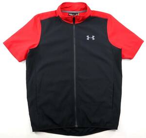 美品★UNDER ARMOUR アンダーアーマー サマーウーブン半袖ジャケット 1295161/Mサイズ