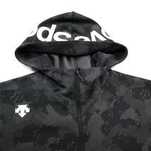 極美品★DESCENTE Move Sport デサント S.F.TECH グラフィックスウェット 半袖フーデッドジャケット/パーカー/DMMTJF22/Lサイズ_画像4