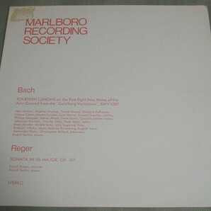 R,ゼルキン・マールボロ祭団員/バッハ;ゴルトベルク変奏曲より♪ 1976”MRS協会盤の画像1