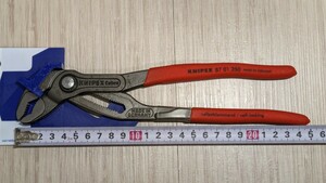 クニペックス【KNIPEX】250㎜8701-250（SB）コブラウォーターポンププライヤー　新品未使用★在庫あり