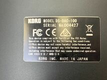 KORG コルグ DS-DAC-100 ヘッドフォンアンプ　オーディオ機器　通電・動作未確認　_画像8