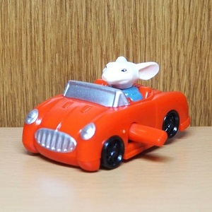  Stuart Little figure minicar Burger King 2002mi-ru toy Ame toy mouse 