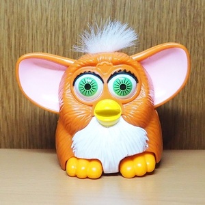 ファービー　フィギュア　 Furby　オレンジ　ローラー　おもちゃ　マクドナルド　1998　ミール トイ　アメトイ　ハッピーセット