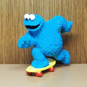  Sesame Street figure Cookie Monster PVC skateboard ma pet Jim henson Ame toy sesame mapetsu