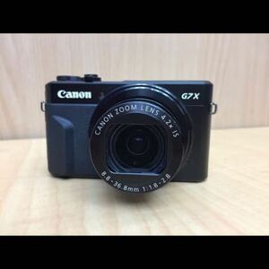 Canon キャノン デジタルカメラ PowerShot G7X Mark II パワーショット コンパクト ブラック 説明書 充電器 箱付き