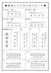 No.3 即決 住所印 住所判 ゴム印 スタンプ はんこ 送料込