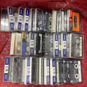 カセットテープ maxell SONY TDK 録音　使用済み　10分　20分　46分　60分　計30本　ヘッドクリーニングテープ