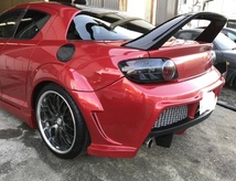 RX-8 GT　ウイング 　取り付け用　当て板 　裏板 　補強　ステー　FRP 強度増し　純正穴ver　特価3_画像6