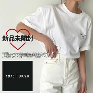 新品未開封 CANAL JEAN キャナルジーン 1975 TOKYO STREET PHOTO半袖Tシャツ ロゴ ユニセックス クルーネック プリント ストリート 即決