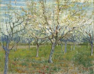 Art hand Auction Neues „Pink Orchard von Van Gogh, spezielle Technik, hochwertiger Druck, A4-Format, ohne Rahmen, Sonderpreis: 980 Yen (inkl. Versand). Jetzt kaufen, Kunstwerk, Malerei, Andere