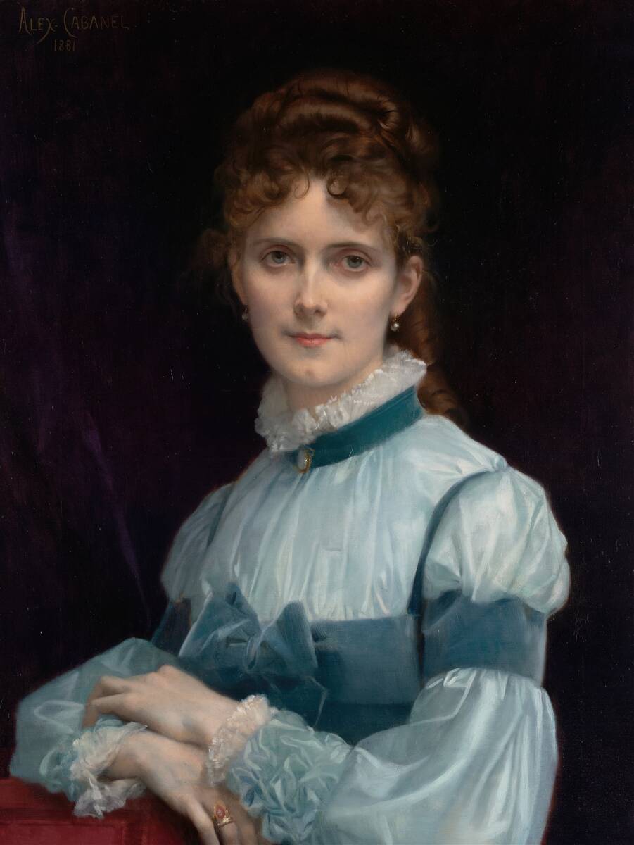 Nouveau Cabanel Portrait de Miss Fanny Clapp Technique spéciale impression de haute qualité Format A4 Sans cadre Prix spécial 980 yens (frais de port inclus) Achetez-le maintenant, Ouvrages d'art, Peinture, autres