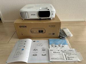 【中古美品】EPSON プロジェクター EH-TW750 2023年購入品