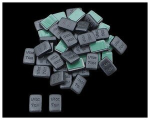 1/4oz ホイールウエイト 鉛 ブラック 50個パック