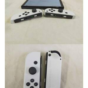 C2-10 動作確認/初期化済 Nintendo Switch 有機ELモデル HEG-001 ホワイト ※届いてテレビに繋いで即遊べます！の画像3