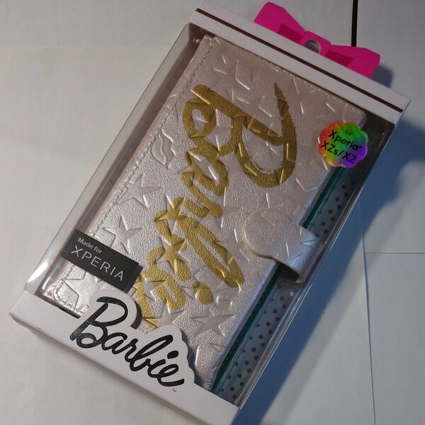Xperia XZs / XZ Barbie Design Pretty Punk ウォレット型ケース シャイニーホワイト