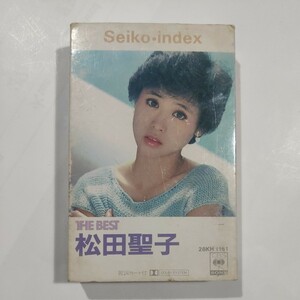 松田聖子　THE BEST　Seiko・index　カセットテープ