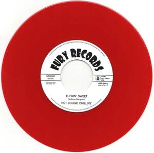 貴重盤 / HOT BOOGIE CHILLUN - F@@KING SWEET ltd Red Vinyl.45' / THE MONORAYS / ロカビリー / レコードホップ / Bosshoss / Detox