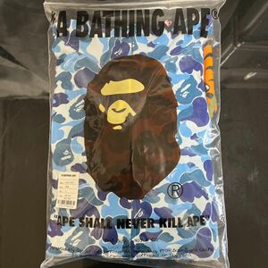 【エイプ】A　BATHING　APE　モ シャーク フルジップパーカ（1J30115007）　ブルー　L